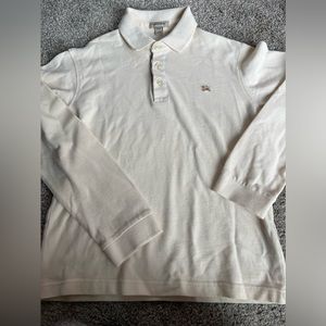 Authentic Burberry long sleeve polo